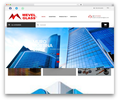Best WordPress theme Revo - mevelglass.com