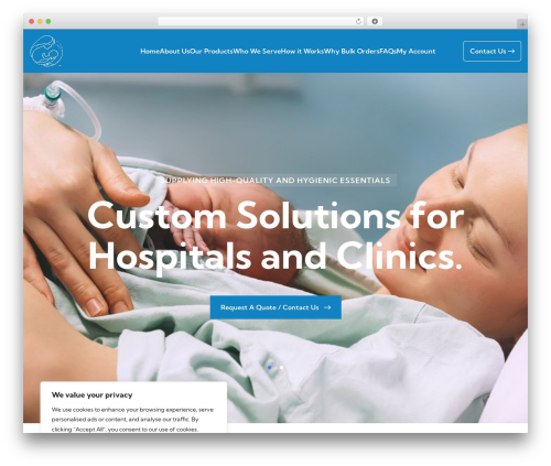 Gratech WordPress theme - maternitypacks.com