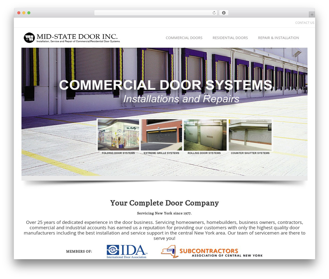 Jade WordPress theme - midstatedoor.com