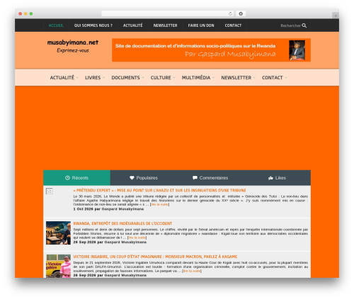 Publica Wordpress Theme WP theme - musabyimana.net
