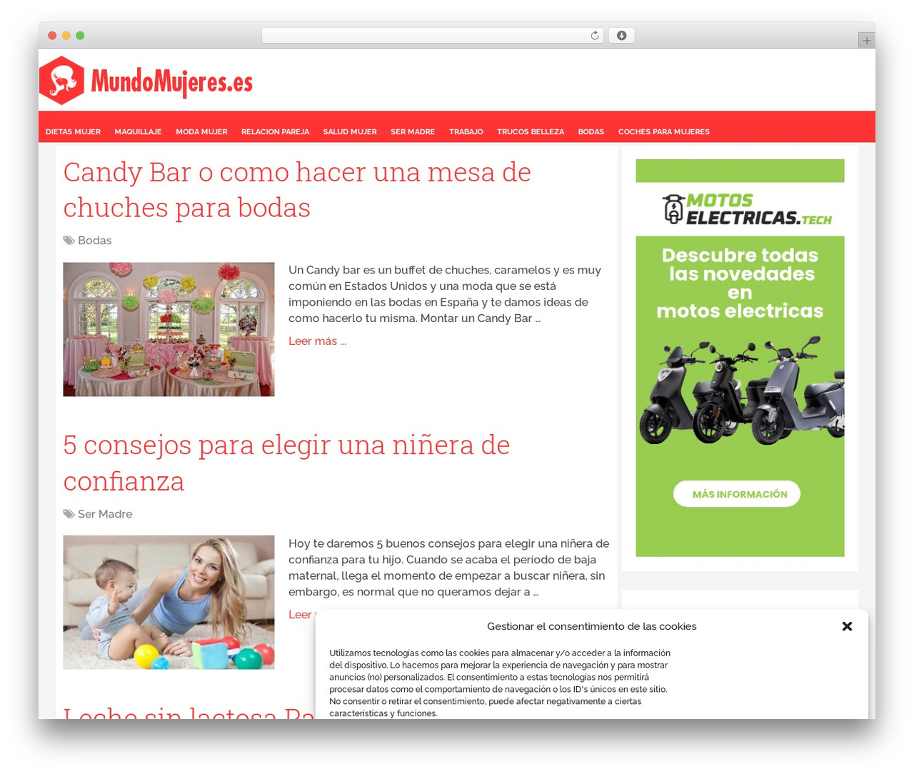 Schema top WordPress theme - mundomujeres.es