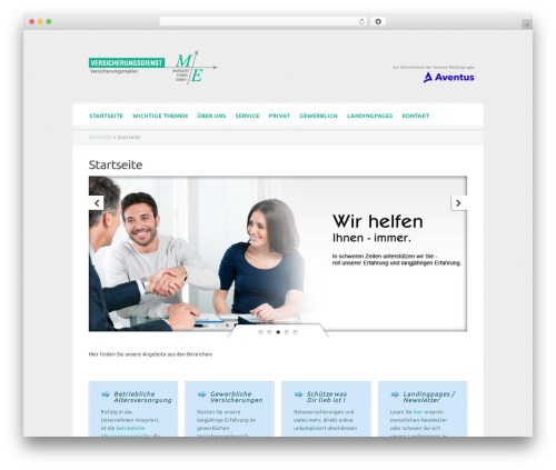 Theme WordPress Aggregate - mue-vm.de