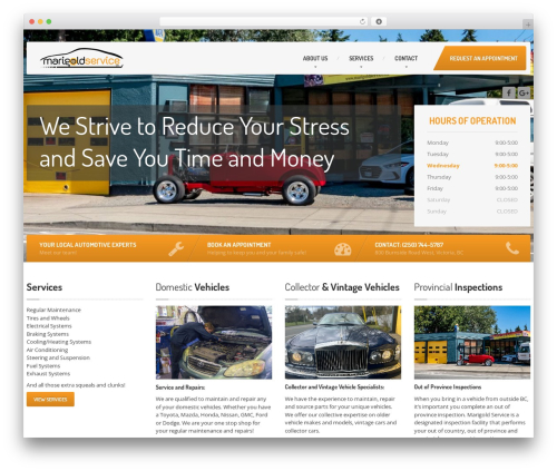 Theme WordPress Carpress WP Theme - marigoldservice.ca