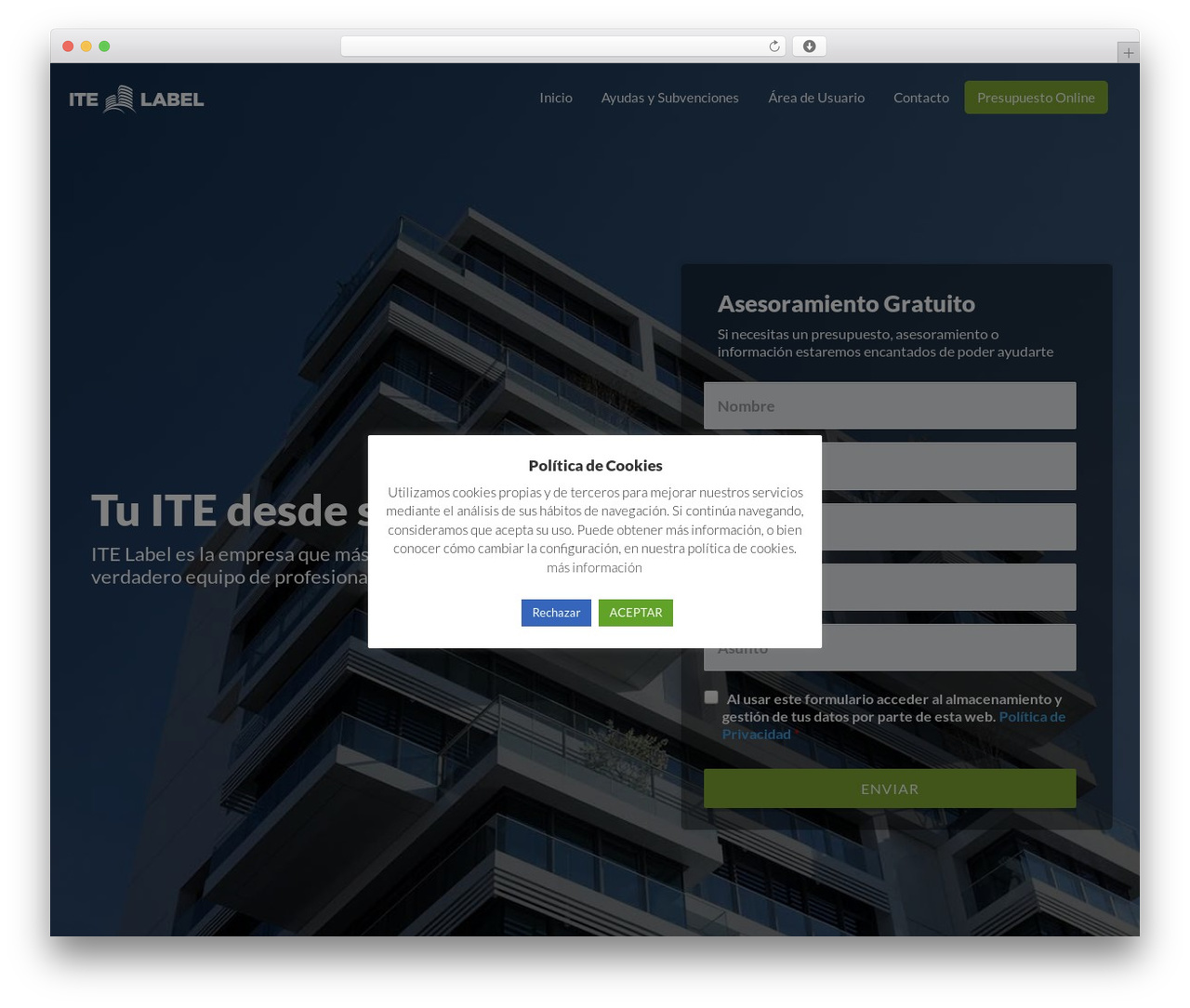 Theme WordPress Getleads - itelabel.com