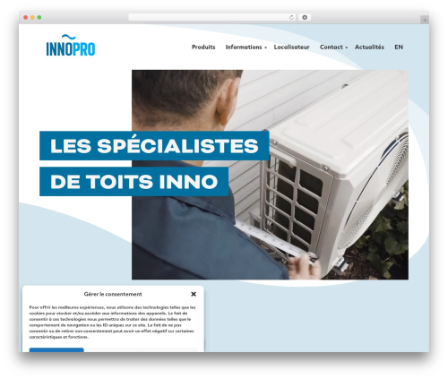 TREIZE WordPress theme - innoprohvac.com