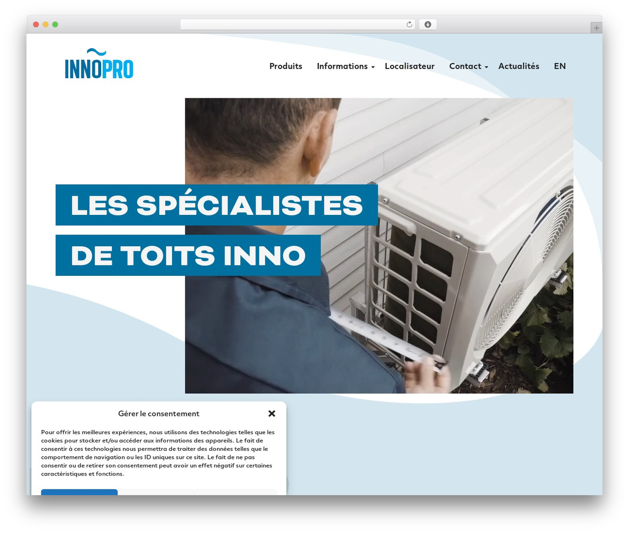 TREIZE WordPress theme - innoprohvac.com