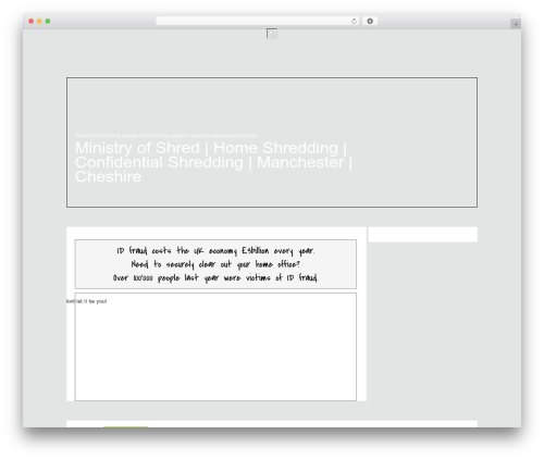 Twenty Ten free website theme - ministryofshred.co.uk
