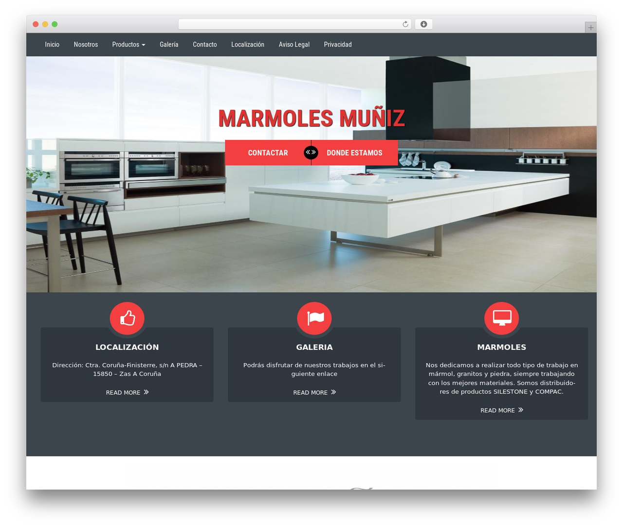 Unconditional WordPress theme - marmolesmuniz.com Unconditional WordPress theme - marmolesmuniz.com