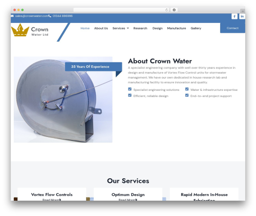 Tablentor WordPress plugin - crownwater.com