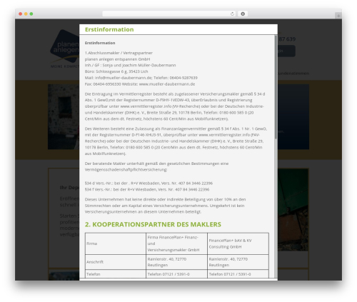 Pm fondsshop integration WordPress plugin - mueller-daubermann.de