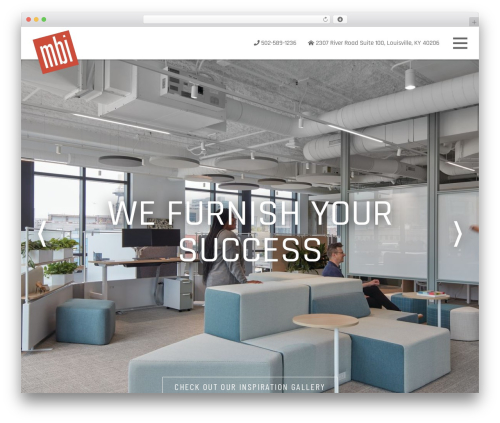 WordPress theme Makespace Theme - mbifurniture.com