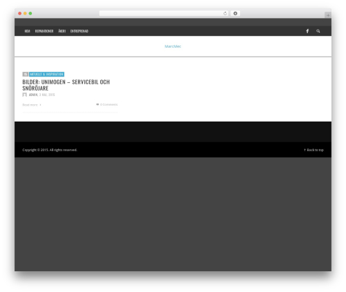 WordPress theme Presso - marcmec.se