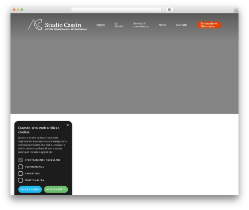 WordPress theme StudioCassin - studiocassin.it
