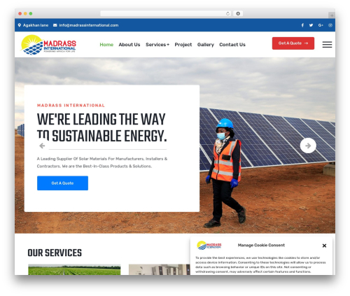 Zingbox top WordPress theme - madrassinternational.com