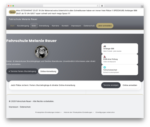 Boldy theme WordPress - mehr-sein-mit-schein.de