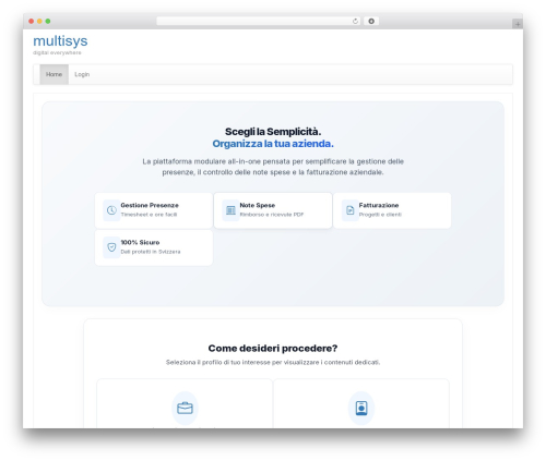Bootstrap Basic theme WordPress - multisys.ch