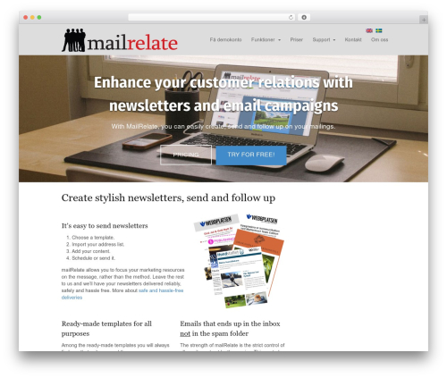 Wooslider WordPress plugin - mailrelate.com