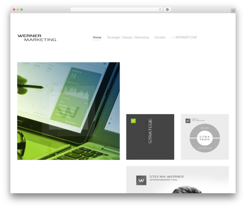 Designer best WordPress theme - wernermarketing.net