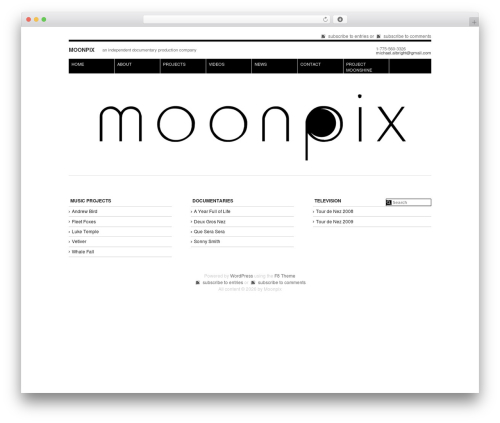 F8 Lite WordPress theme - moonpix.com