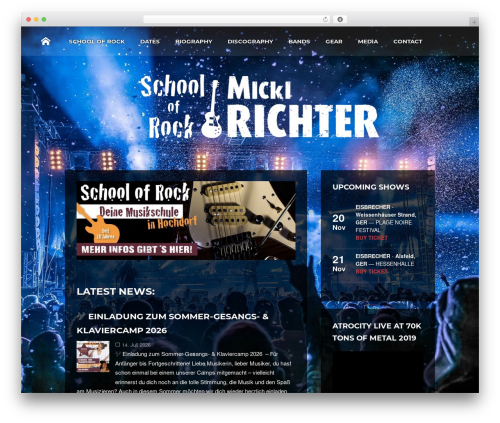 Flycase WordPress theme - mickirichter.com