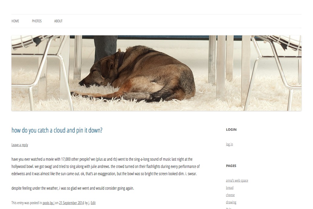 mplusj2012 WordPress theme design by j