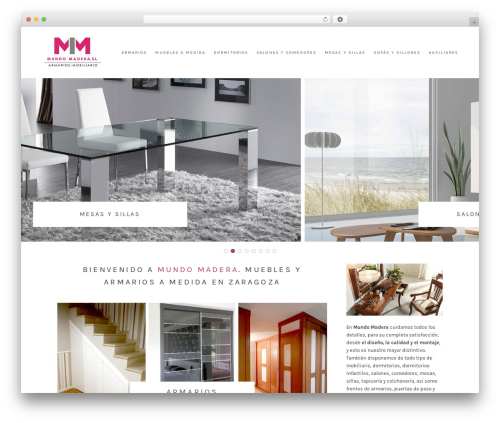 Simply Pro WordPress theme - mundomaderasl.com