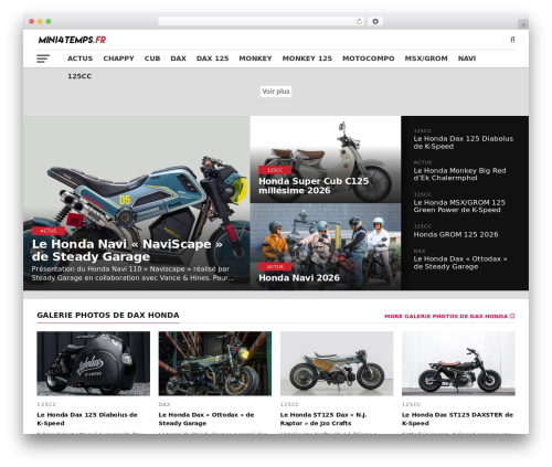 The League WordPress theme - mini4temps.fr