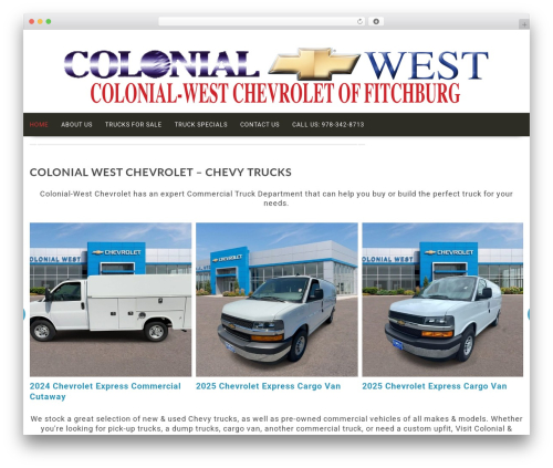 Theme WordPress Multicommerce Pro - colonialwestchevytruck.com