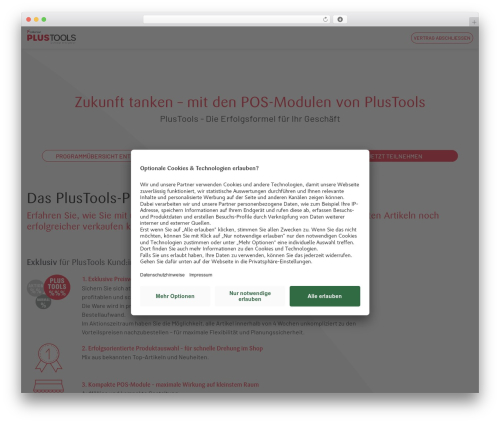 Theme WordPress Plustools - plustools.info
