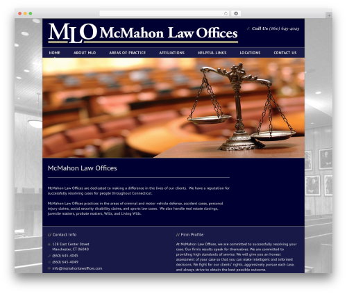 Timus WordPress theme - mcmahonlawoffices.com