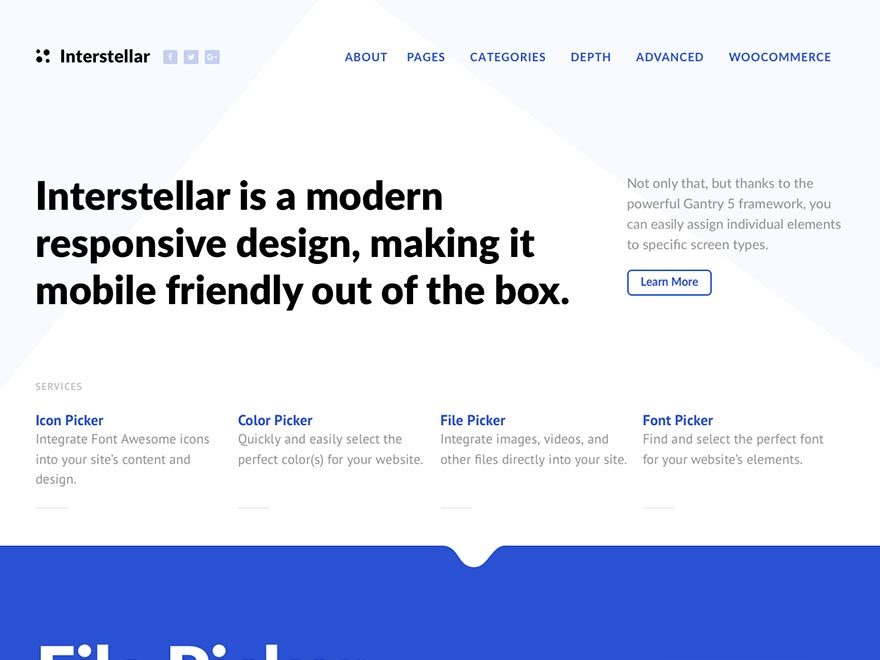 WordPress theme Interstellar WordPress theme Interstellar