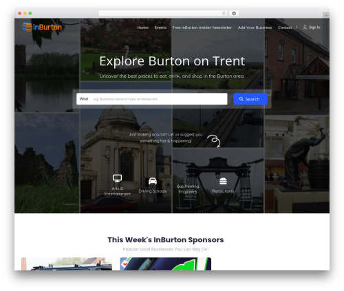 Cubewp framework WordPress plugin - inburton.co.uk