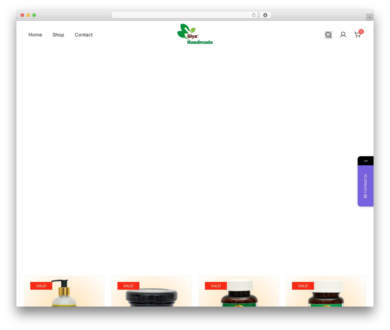 Botiga WordPress theme design - siyahandmade.com