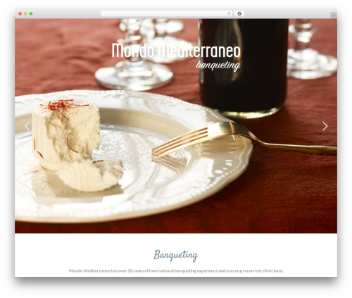 Create WordPress theme - mondomediterraneo.com