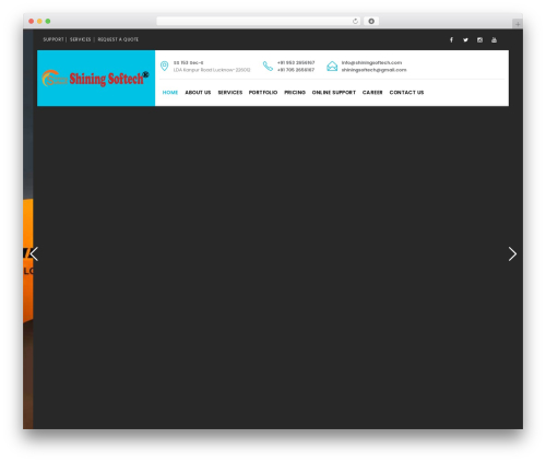 EasyWeb WP theme - shiningsoftech.com