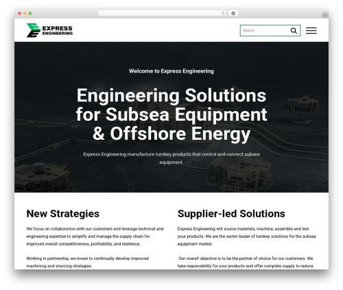 Express Engineering premium WordPress theme - express-engineering.co.uk