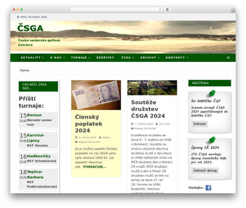 HamroClass free WordPress theme - csga.cz