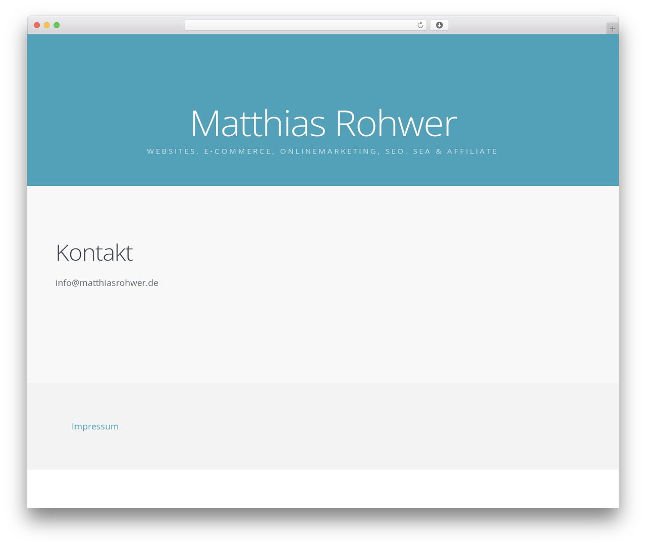 Highwind WordPress theme - matthiasrohwer.de