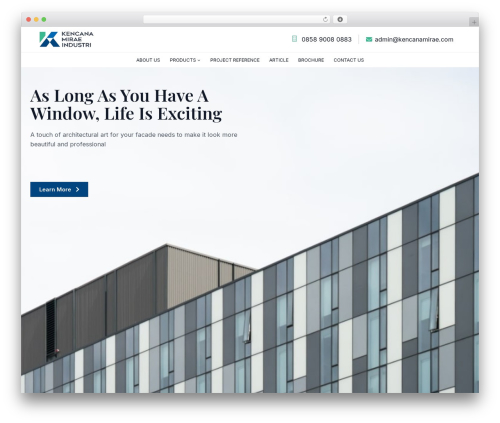 Kadence WordPress theme - www.kencanamirae.com