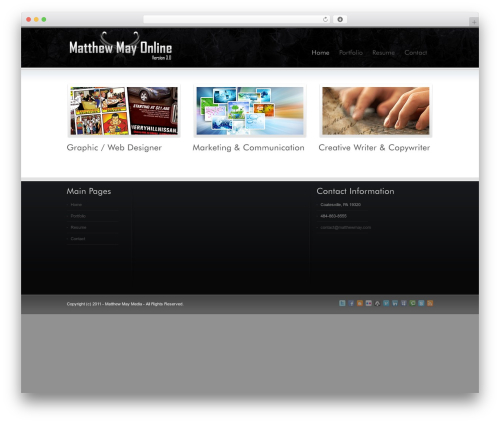 OverALL WordPress Theme best WordPress theme - matthewmay.com