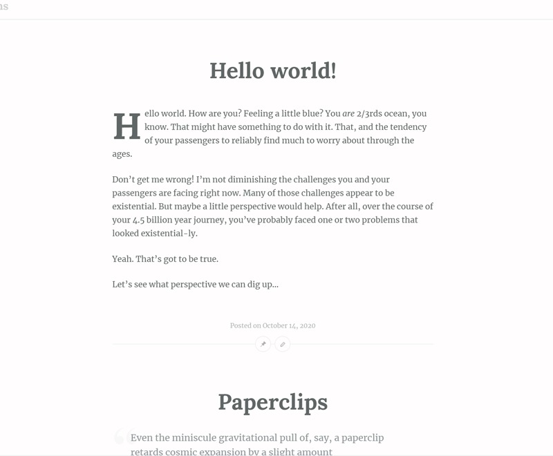 scrawl child theme theme WordPress
