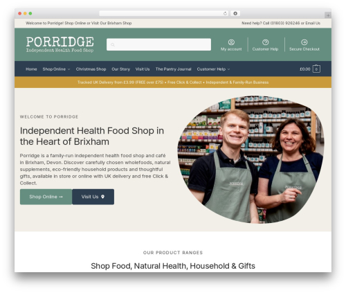 Squarewoosync pro WordPress plugin - www.porridgepantry.co.uk