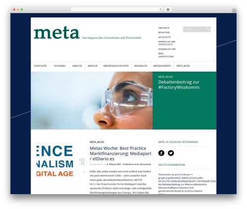 Theme WordPress Sight - metamagazin.org