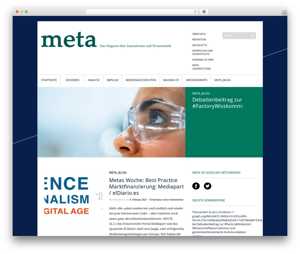 Theme WordPress Sight - metamagazin.org Theme WordPress Sight - metamagazin.org