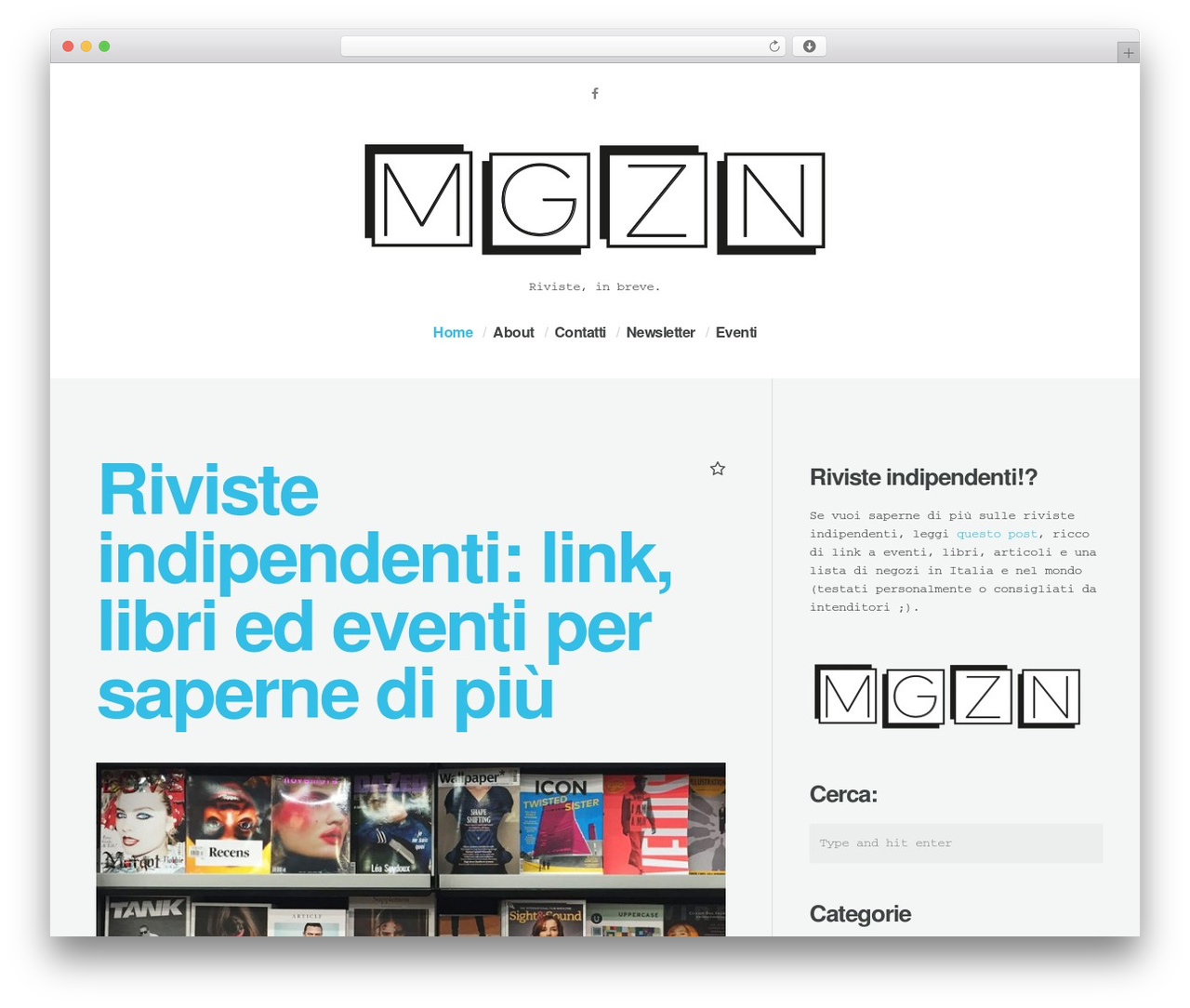 Theme WordPress Textual - mgzn.co