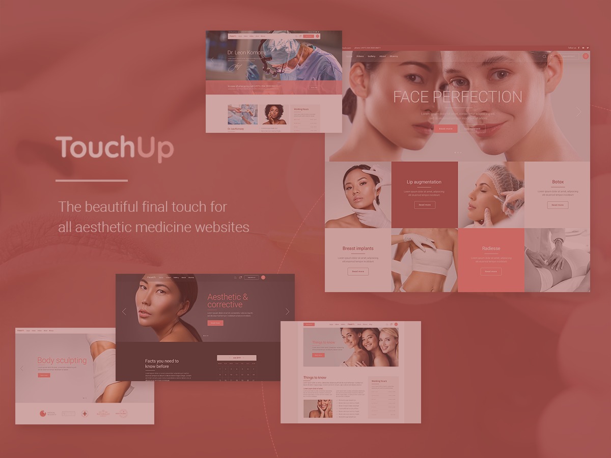 TouchUp company WordPress theme