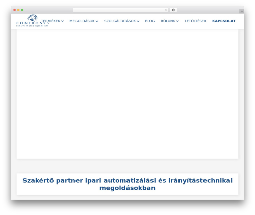 WordPress theme Controsys - controsys.hu