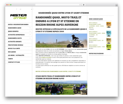 Zilla shortcodes WordPress plugin - misteroffroad.fr