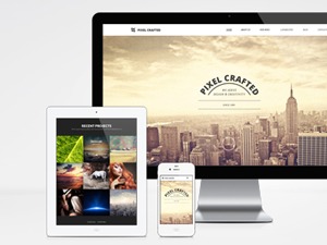 WordPress theme Pixelcraft