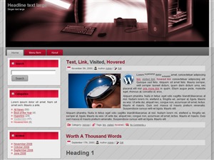 WordPress theme Tech Red by http://www.wordpressthemes.es